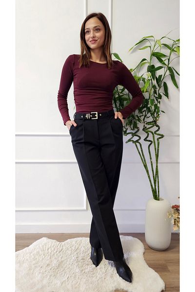 Dilvin Belted Fit Trousers