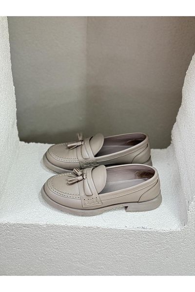 NUR KARACA 24K10728 ДАМСКИ ОБУВКИ ОТ ЕСТЕСТВЕНА КОЖА С РЕСНИ