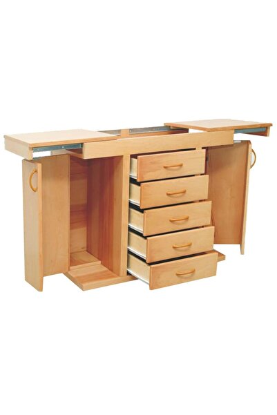 Larte Ahşap Ressam Masası Antik 80x95x50 cm