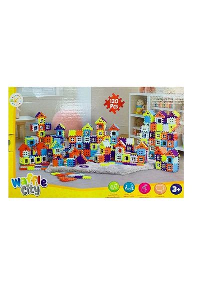 ByCaretta Waffle City 120 Pieces Block Game