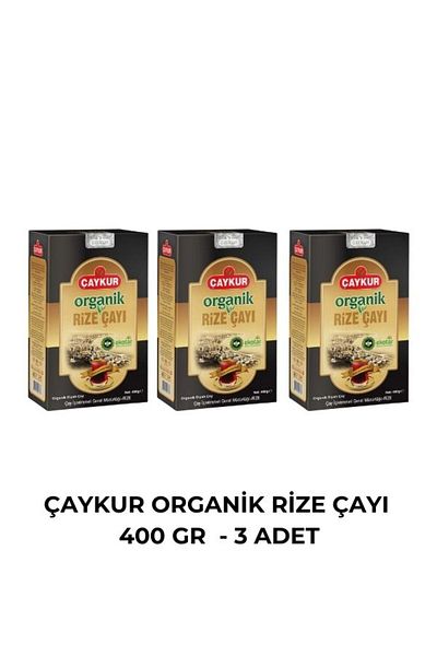 Çaykur Çaykur Organic Rize Tea 400 Gr - 3 Pieces