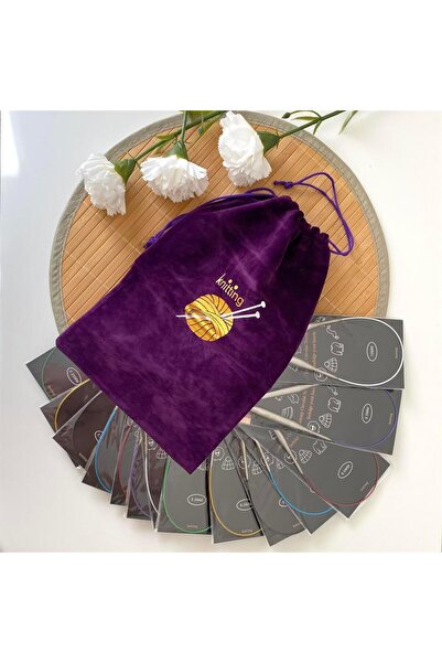 yumakça Misinalı Şiş Seti 40 cm | Renkli Kablolu 14 Adet