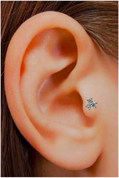 Osha Aksesuar Minik Çiçek Tragus Piercing