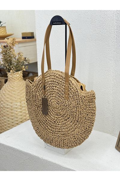 Matthew Cox Hsr1183 Model Straw Handle Women's Bag
