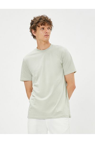 Koton Basic T-Shirt Slim Fit Crew Neck Cotton