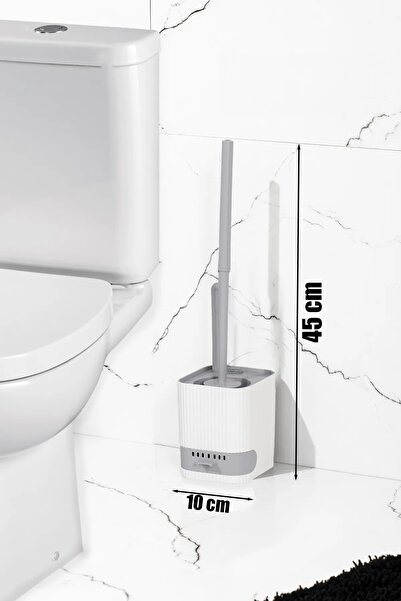 Citim 2li Su Akıtmayan Yapışkanlı Banyo Lavabo Wc Temizleme Fırçası-tuvalet F...
