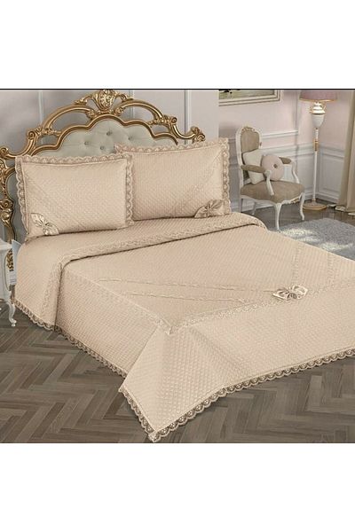 bursa çeyiz Brown Kdk Bedspread