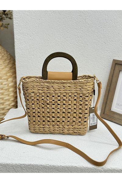Matthew Cox Hsr1189 Straw Women's Crossbody Bag - Both Hand and