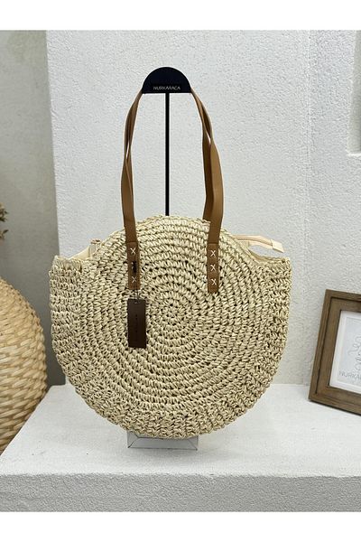 Matthew Cox Hsr1183 Model Straw Handle Women's Bag