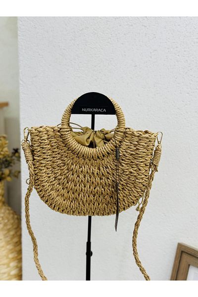 Matthew Cox Hsr1159 Straw Both Hand and Crossbody Bag