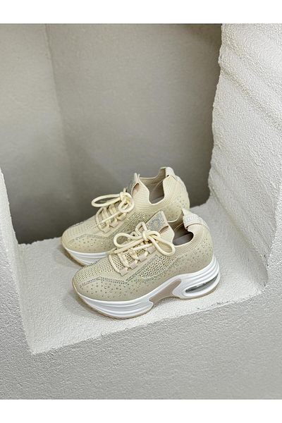 Guja 24Y300-13 STONE 9CM TALPA CU PANĂ TRICO SNEAKER PANTOF SPORT FEMEI