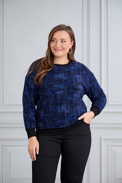 TUSSE Women's Soft Plus Size Cashmere Blouse Sweat