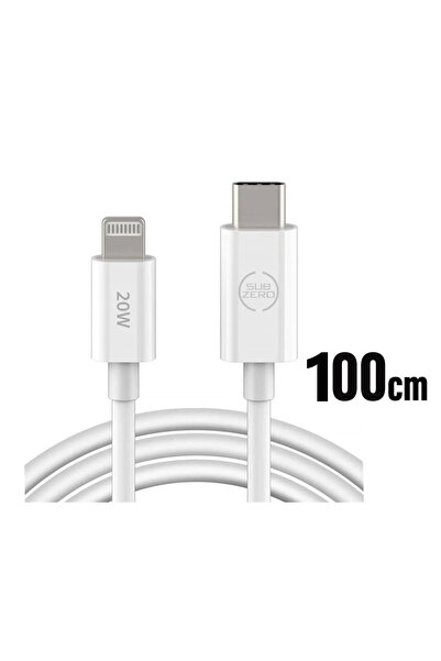 Subzero Apple Iphone 11 - 11 Pro - 11 Pro Max Hızlı Şarj Kablosu Type C - Ligtning Pd 20w 1 Metre