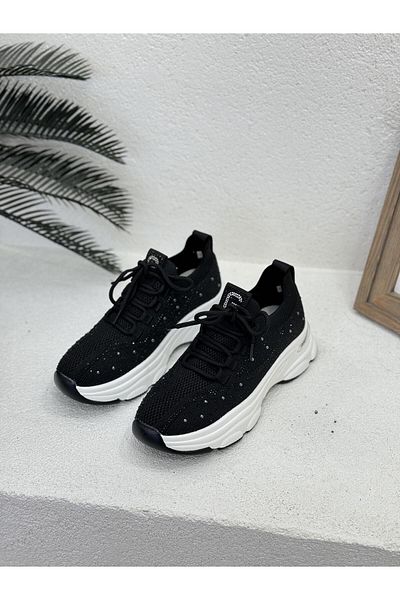 Guja 24Y309-1 TRICO CU PIETRE 6CM TALPA GROASĂ TENIS PANTOF SPORT FEMEI