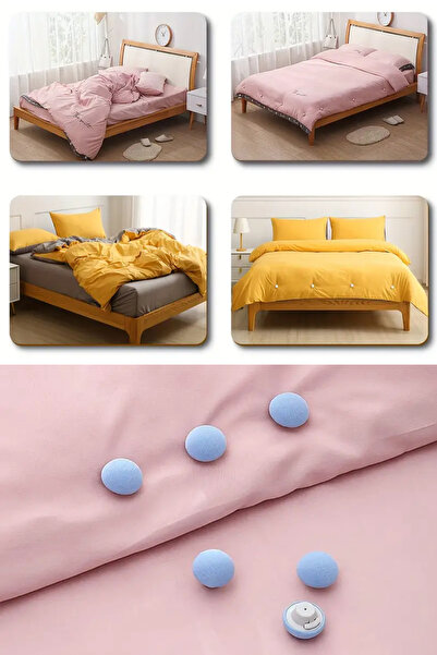 Nactumu 8 Pieces Quilt Holders, Mushroom Head Bed Fasteners
