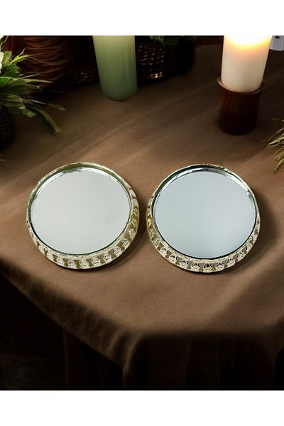 CyzHome Rugiada Mirrored Ring Riser