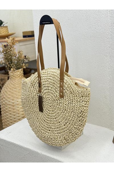 Matthew Cox Hsr1183 Model Straw Handle Women's Bag