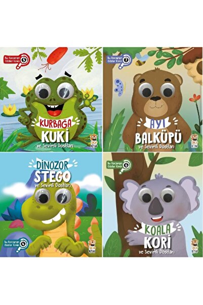 Sincap Kitap Kurbağa Kuk + Ayı Balküpü + Dinozor Stego + Koala Kori / 4 Kitap...