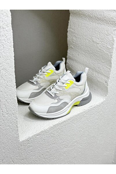 NUR KARACA 24Y30162 - Кольорові срібні деталі, 4 см товста підошва, жіночі кр...