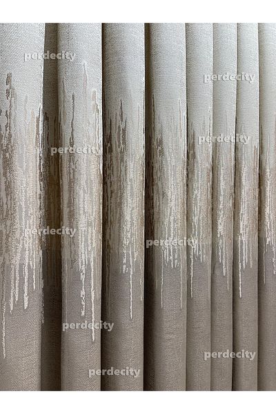 PERDECITY Venetian Pattern Background Curtain 100cm Suitable for Any Room 1X3 Tight Pleats