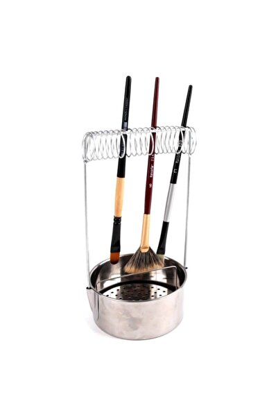 Genel Markalar Monart Fırça Temizleme Kabı Alüminyum