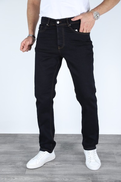 MYRAB DENİM Чоловічі джинси Regular Fit з ефектом непраного вигляду