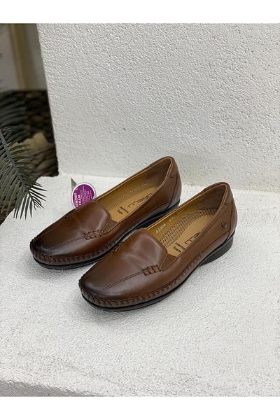 Forelli MARLA GENUINE LEATHER ORTHOPEDIC HALLUX FLAT SOLE WOMEN'S SHOES