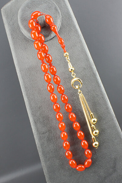 isfahantakı alman sıkma 8.5x12.5mm usta işçilik gold tasarım tesbih