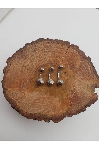 Karınca Piercing 10 mm Medium Size Stone Belly Piercing