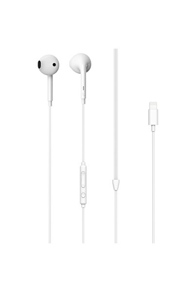 Levore سماعات أذن سلكية بموصل Lightning MFI بطول 1.2 متر - أبيض