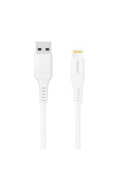 Levore USB to Lightning Cable MFI Certified TPE 1m - White