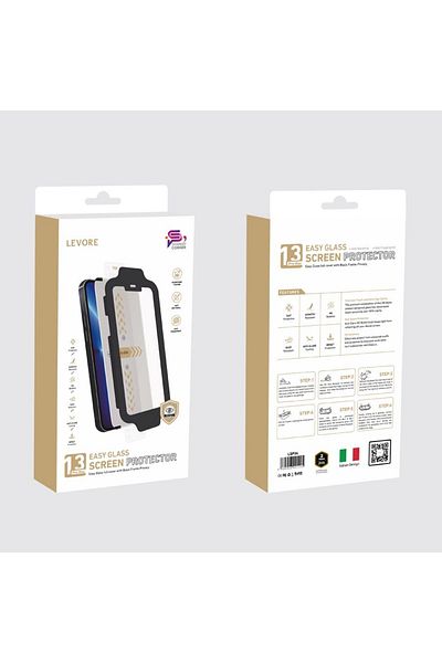 Levore Screen Protector for iPhone 13 Pro Max - Privacy Black
