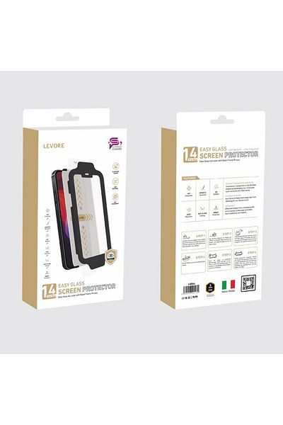 Levore Screen Protector for iPhone 14 Pro Max - Privacy Black