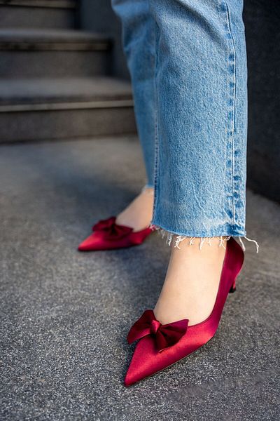 LAMİNTA Pantofi cu toc pentru femei Marcia Bow