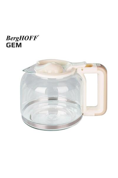 Berghoff Gem Retro 15 Cup Vanilla Cream Color Filter Coffee Machine 7950400