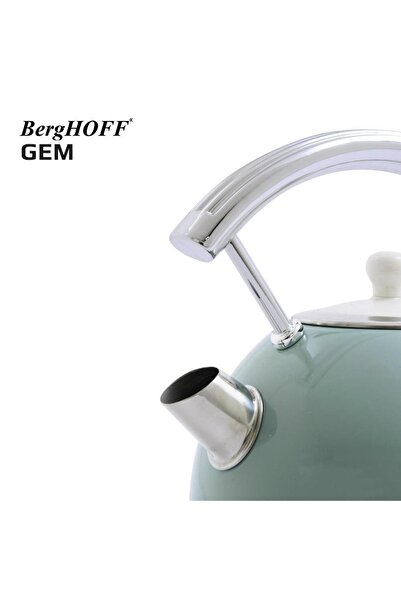 Berghoff Gem Retro 1.7 Liter Mint Green Water Heater - Round7950021