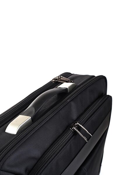 Papuçsepeti Кошница за обувки 11028 Твърда чанта за лаптоп 15,6 инча с ключалка за пътуване