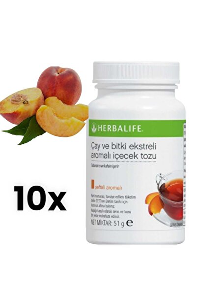 Herbalife Şeftali Aromalı Bitkisel Çay (10 adet)