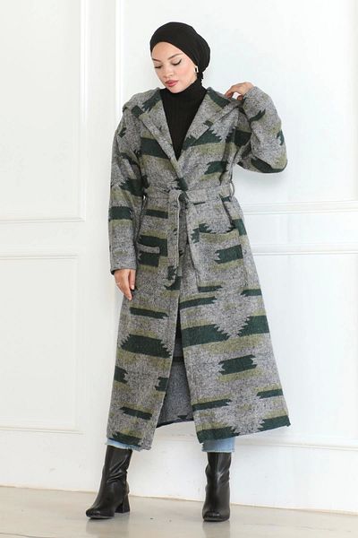 Nevayla Moda Καπάκι με χειμερινό σχέδιο Lumberjack Belted / Claret Red - F0505