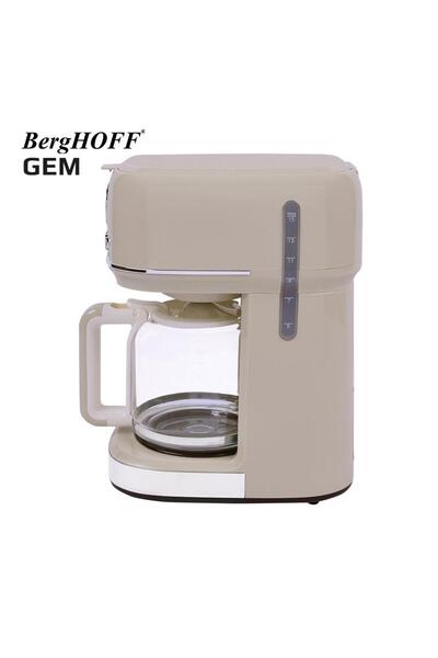 Berghoff Gem Retro 15 Cup Vanilla Cream Color Filter Coffee Machine 7950400