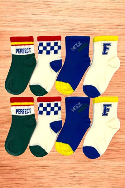 tibo 8 чифта безшевни детски чорапи