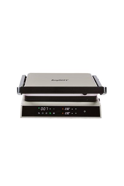 Berghoff Gem Retro Vanilla Cream Color Digital Grill and Toaster - 7950500