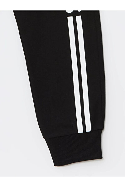 LC Waikiki LCW Παιδικό Μαύρο Ελαστικό Μέσης Αγόρι Jogger Φούτερ