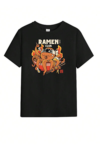 Marco Fresco Μπλουζάκι με στάμπα Unisex Ramen Club