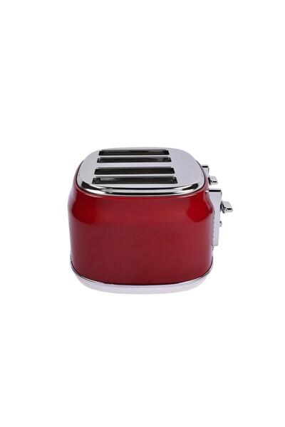Berghoff Gem Retro Kırmızı Dört Dilim Ekmek Kızartma Makinesi - 7950050