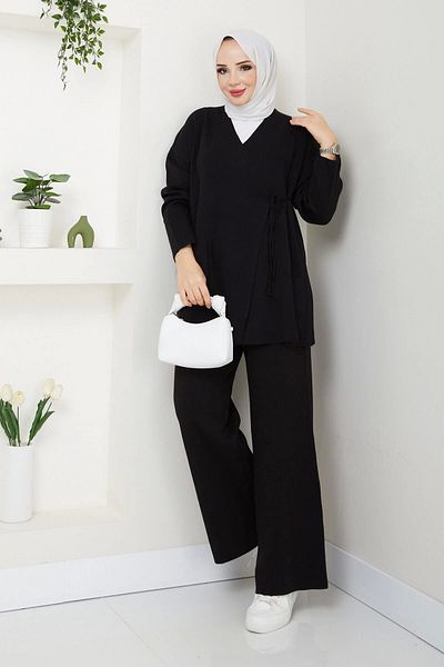 DEFNECE BUTİK Chimoned Knitting Suit