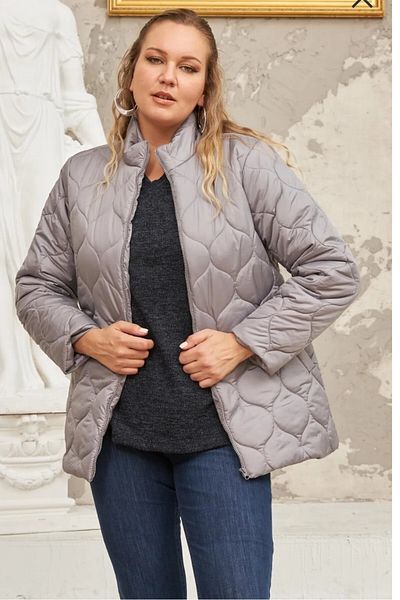 sinemisxxl Large Size Gray Coat