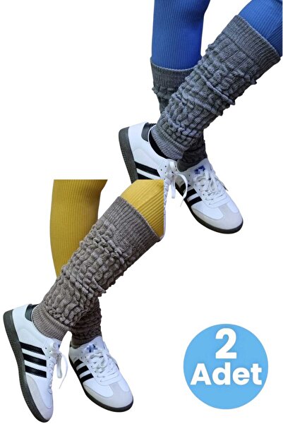 Trenderrs Жіночі чотири сезони без носочків трикотажні гетри, набір з 2 штук