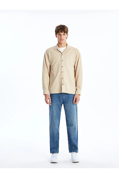 LC Waikiki Lcw Casual Regular Fit Long Sleeve Men's Textured Shirt