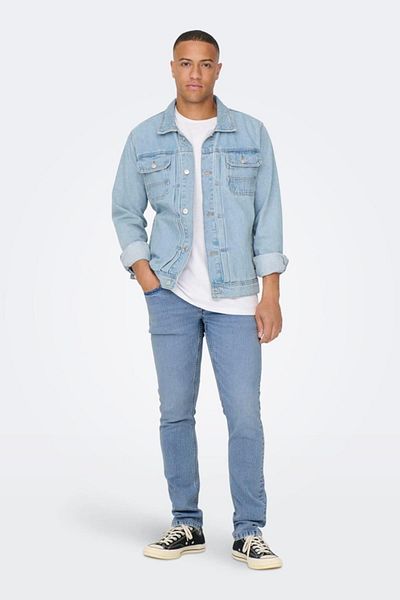 Only & Sons Slim 7899 EY Box Jeans γαλάζιο